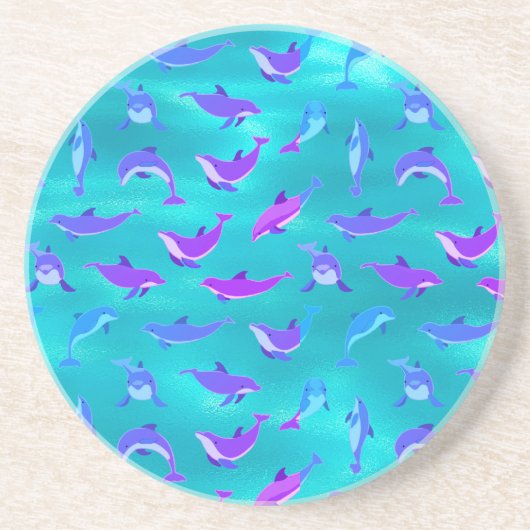 Delphinsandstein Getränkeuntersetzer (Vorne)