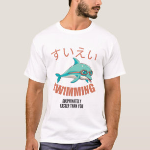 Delphinschwimmen schneller als Sie T-Shirt