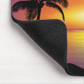 Delphinsonnenuntergang-Mausunterlage Mousepad (Ecke)