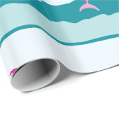 Delphinthema-Packpapier Geschenkpapier (Rolleneckpunkt)