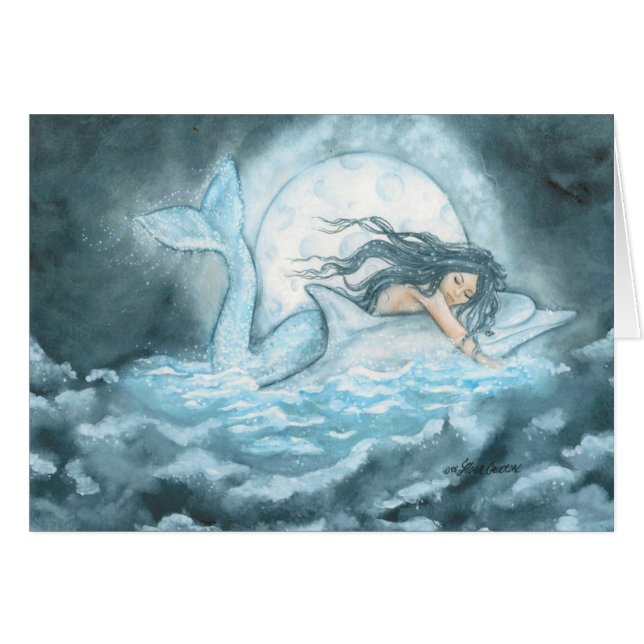 Delphintraumkarte (Vorderseite (Horizontal))