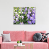 Delphinum-Blume Wrapped Canvas Leinwanddruck (Insitu (Wohnzimmer))
