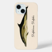 Delphinus Delphis, Vintage Meeressäugetiere Case-Mate iPhone Hülle (Rückseite)