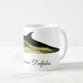 Delphinus Delphis, Vintage Meeressäugetiere Kaffeetasse (VorderseiteRechts)