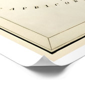Delphinus Sternbild Kunstdruck Antik Poster (Ecke)