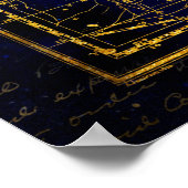 Delphinus-Sternbild Poster (Ecke)