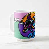 Delphinwelle kaffeetasse (Vorderseite Links)