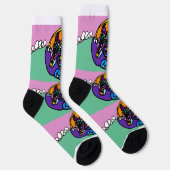 Delphinwelle socken (Rechts)