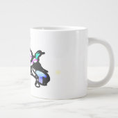 Delphinwellen-Spaß Jumbo-Tasse (Rechts)