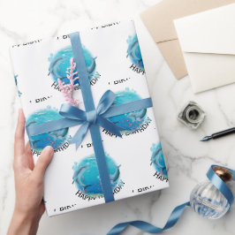 Delphinwelt zum Geburtstag Geschenkpapier