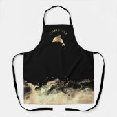 Delphinzeichen Schürze (Vorderseite)