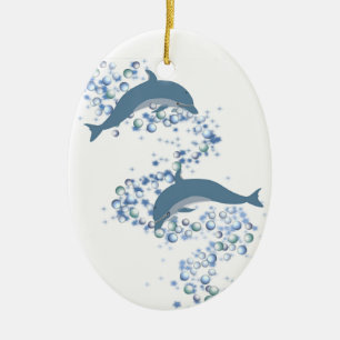 Delphinzieren Keramikornament