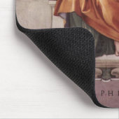 Delphische Sibyl - Fresco-Sixtinische Kapelle Mousepad (Ecke)