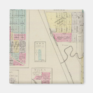 Delphos, Bennington, Ada, Verdi, Niles, Kansas Magnet