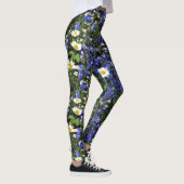 Delpininiums und Gänseblümchen Leggings (Rechts)