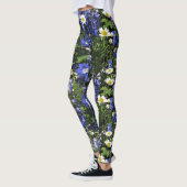 Delpininiums und Gänseblümchen Leggings (Links)