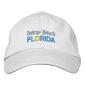 DELRAY BEACH BESTICKTE BASEBALLKAPPE (Vorderseite)