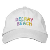DELRAY BEACH BESTICKTE BASEBALLKAPPE (Vorderseite)