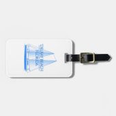 Delray Beach Coastal Nautical Sailing Gepäckanhänger (Vorderseite horizontal)