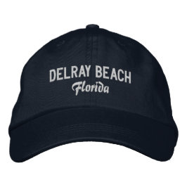 Delray Beach Florida bestickter Baseballhut Bestickte Baseballkappe