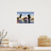 Delray Beach Florida Canal Scene Poster (Küche)