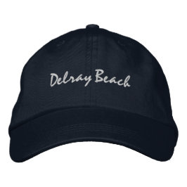 Delray Beach Florida Embroidered Baseball Hat Bestickte Baseballkappe