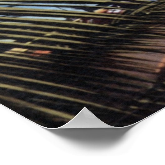 Delray Beach Florida entlang der Küste 1940 Poster (Ecke)