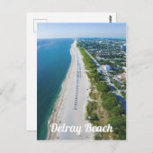 Delray Beach Florida Foto Postkarte (Vorne/Hinten)