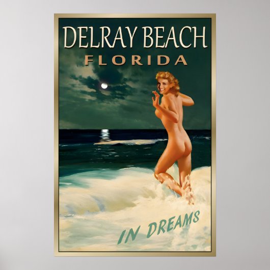 DELRAY BEACH Florida-Neu Original Marilyn Monroe Poster (Vorne)