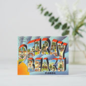 Delray Beach Florida Postkarte (Stehend Vorderseite)