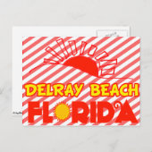 Delray Beach, Florida Postkarte (Vorne/Hinten)
