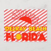 Delray Beach, Florida Postkarte (Vorderseite)