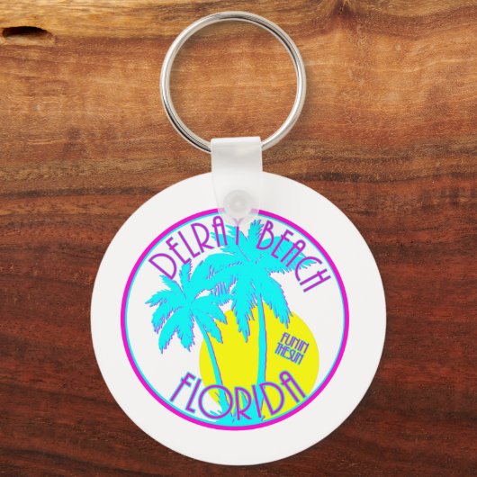 Delray Beach Florida Schlüsselanhänger (Vorderseite)