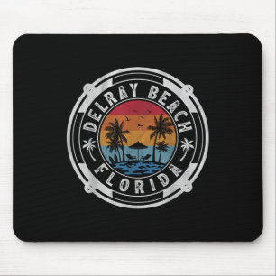 Delray Beach Florida Sommerurlaub Vintage Sonnenun Mousepad