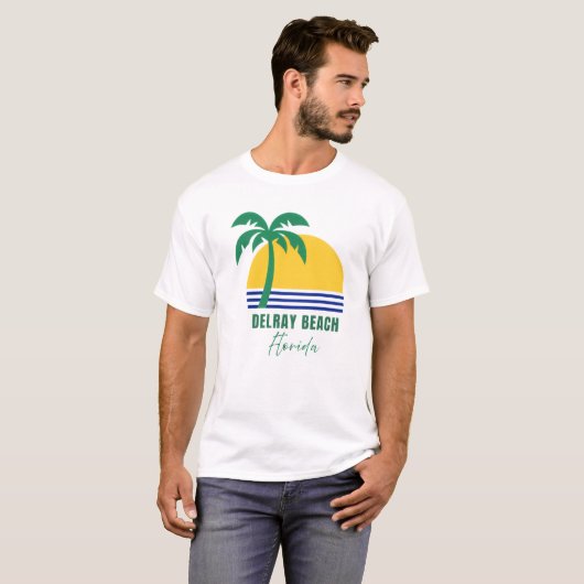 Delray Beach Florida T-Shirt (Vorne ganz)