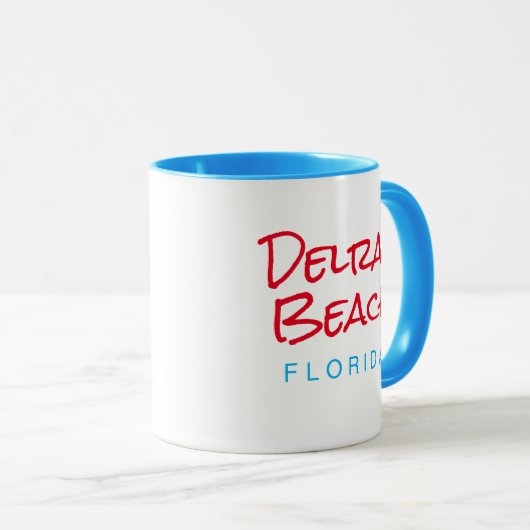 Delray Beach Florida Tasse (VorderseiteRechts)