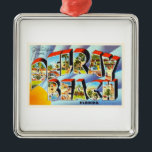 Delray Beach Florida Vintage Reise-Andenken Ornament Aus Metall<br><div class="desc">Delray Beach,  Florida FL

Ein nostalgisches,  Vintages Reiseandenken-Postkartenbild,  ein authentischer retro Entwurf. Grüße von der amerikanischer Reiseberichts-virtuellen Wandergruppe!</div>