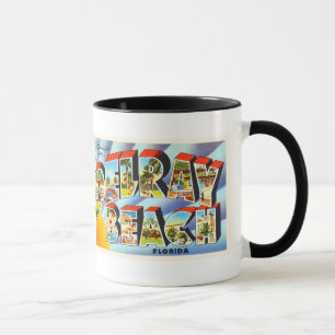 Delray Beach Florida Vintage Reise-Andenken Tasse