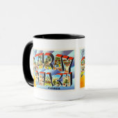Delray Beach Florida Vintage Reise-Andenken Tasse (Vorderseite Links)