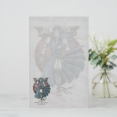 Delrick gotisches Briefpapier (Stehend Vorderseite)