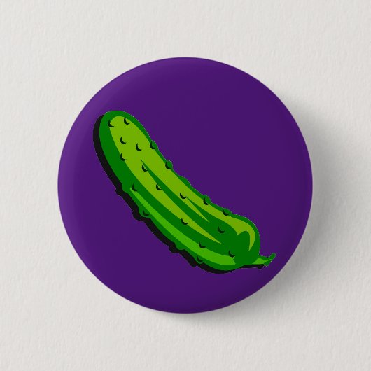 Dels Essiggurken-Knopf Button (Vorderseite)