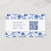 Delsoftware Blue Floral UAWG mit qr Code Begleitkarte (Vorderseite)