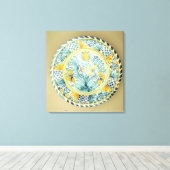 Delsoftware-Ladegerät von Bluedash, Lambeth-Töpfer Leinwanddruck (Insitu (Holzboden))