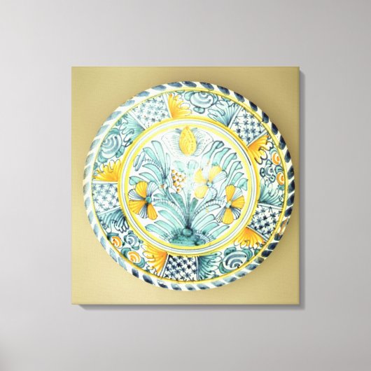 Delsoftware-Ladegerät von Bluedash, Lambeth-Töpfer Leinwanddruck (Vorderseite)