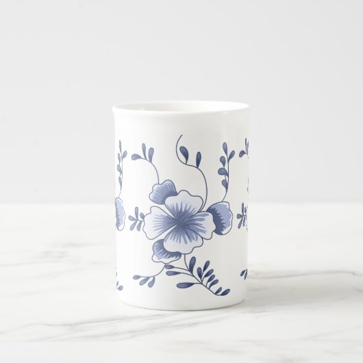 Delsoftware Style Pansy Porzellantasse (Vorderseite)
