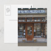 Delsoftwareshop in Delft Postkarte (Vorne/Hinten)
