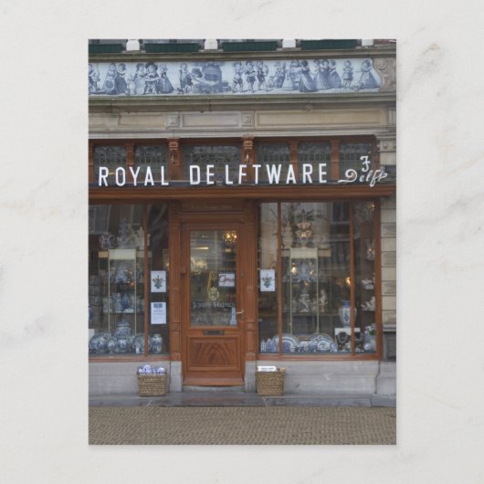 Delsoftwareshop in Delft Postkarte (Vorderseite)