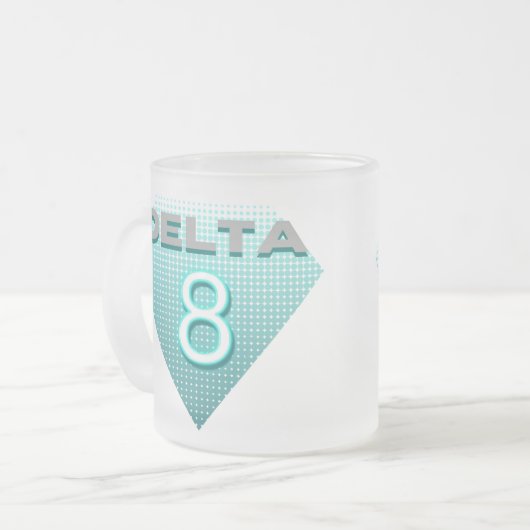 Delta 8 mattglastasse (Vorderseite Links)