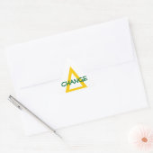 Delta=Ändern Dreieckiger Aufkleber (Umschlag)