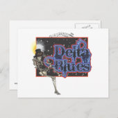 Delta Blues Postkarte (Vorne/Hinten)